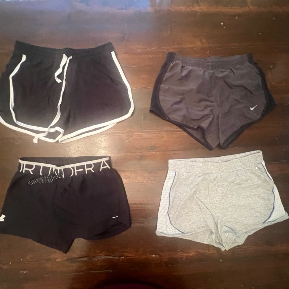 Girls athletic shorts 4 pair